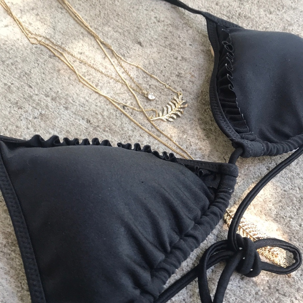 American Eagle Sm Bikini Top Black